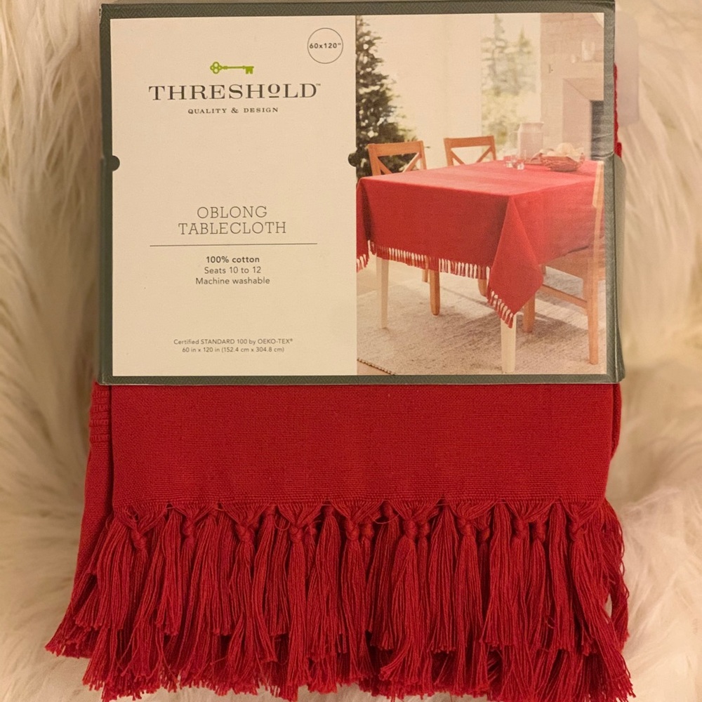 Oblong Tablecloth • NWT • $14 (orig $19)